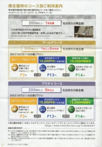 フランスベッドホールディングス(7840)から株主優待が到着 | Yoshiの