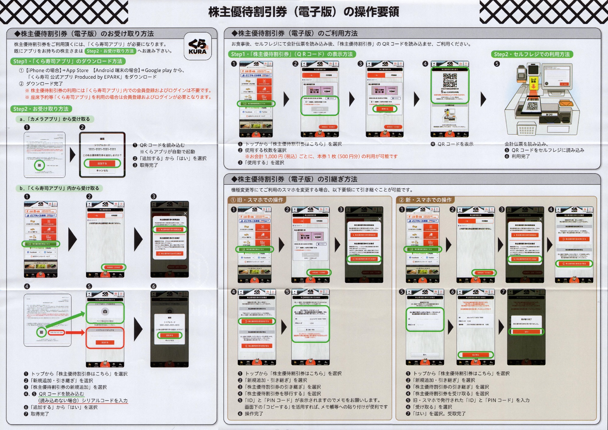 くら寿司 株主優待券 10000円分 - ギフト券