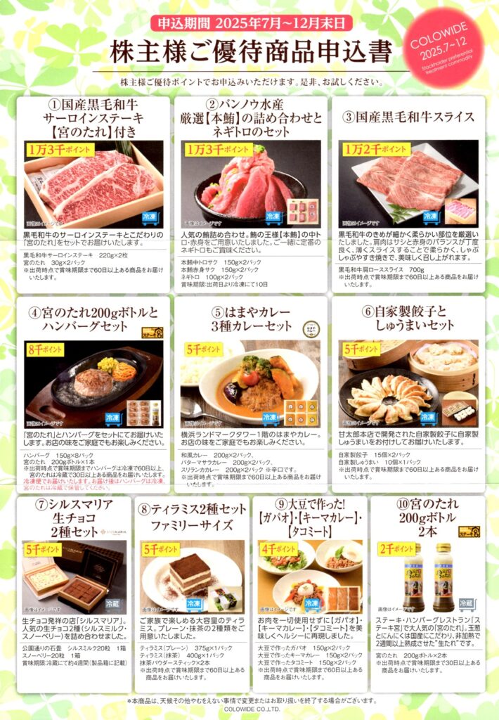 アトム(7412)、カッパ・クリエイト(7421)、コロワイド(7616) 株主優待