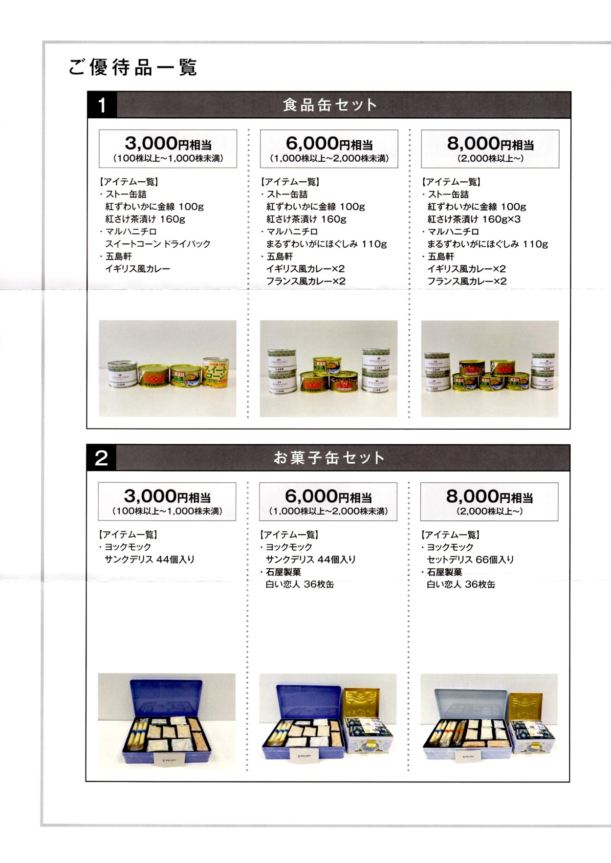 最新2セット6000円相当】ホッカンホールディングス株主優待 缶詰