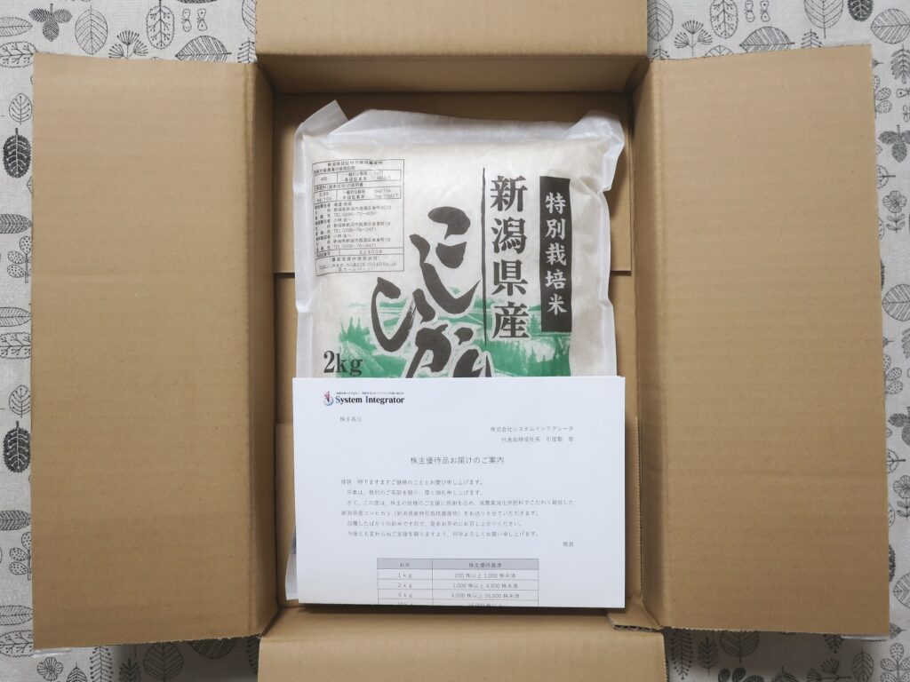 システムインテグレータ(3826) 株主優待