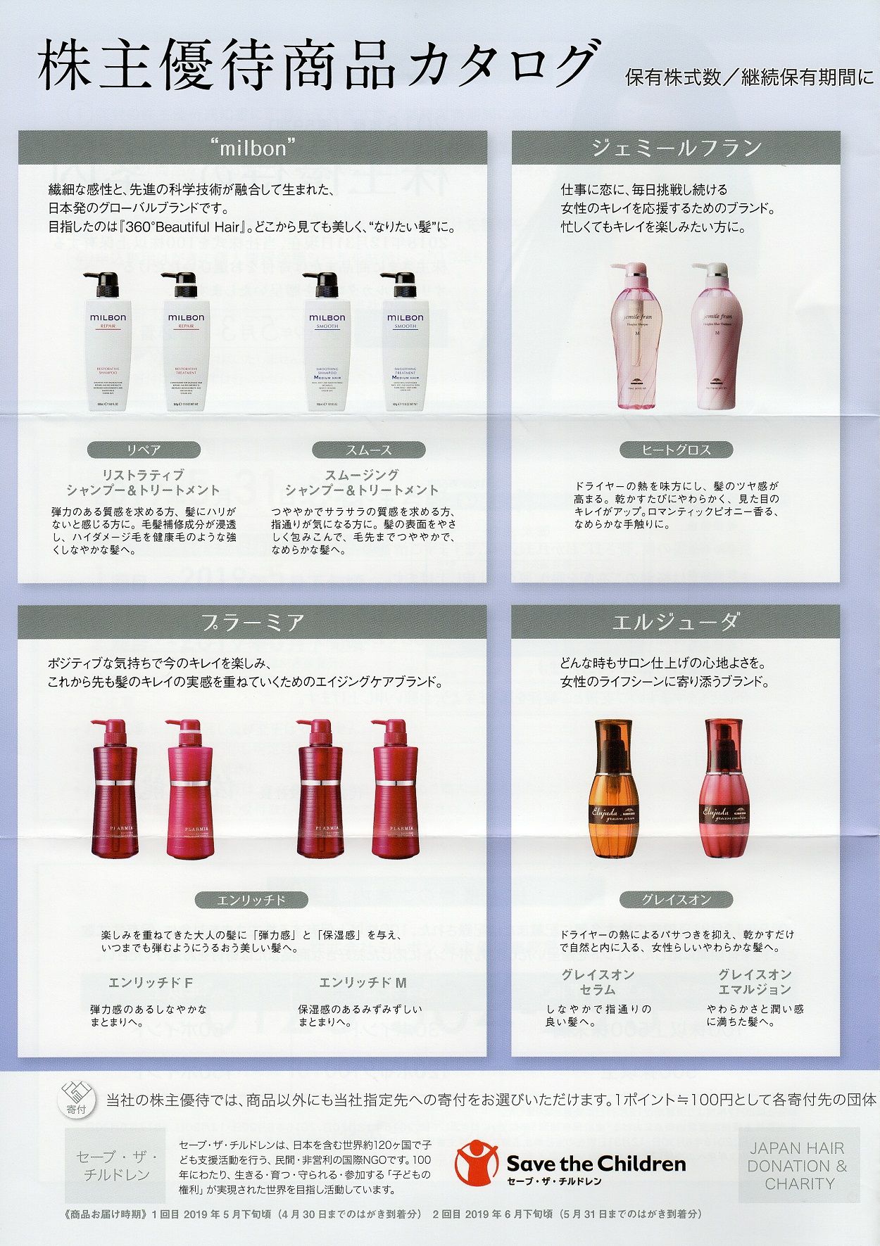 ミルボン(4919)から株主優待の案内が到着 | Yoshiの株主優待ブログ