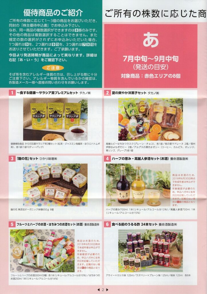 ヤマウラ(1780) 株主優待案内