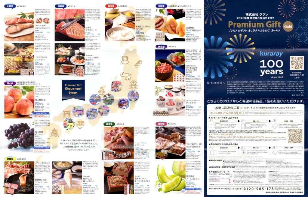 クラレ(3405) 株主優待案内