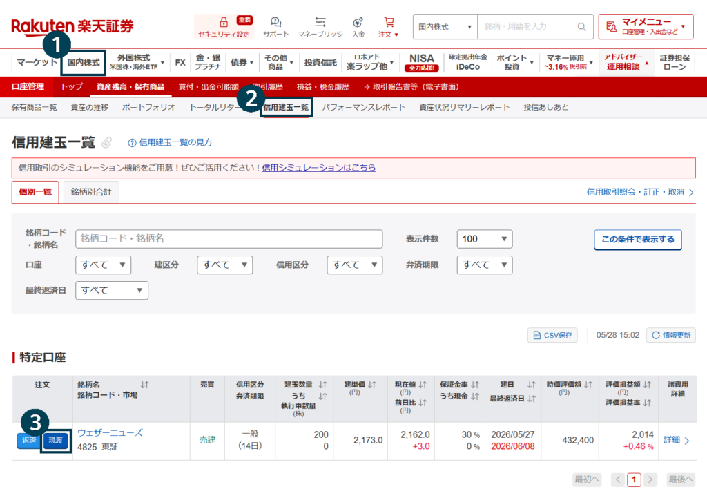 楽天証券】クロス取引（つなぎ売り）のやり方を完全解説｜初心者でも