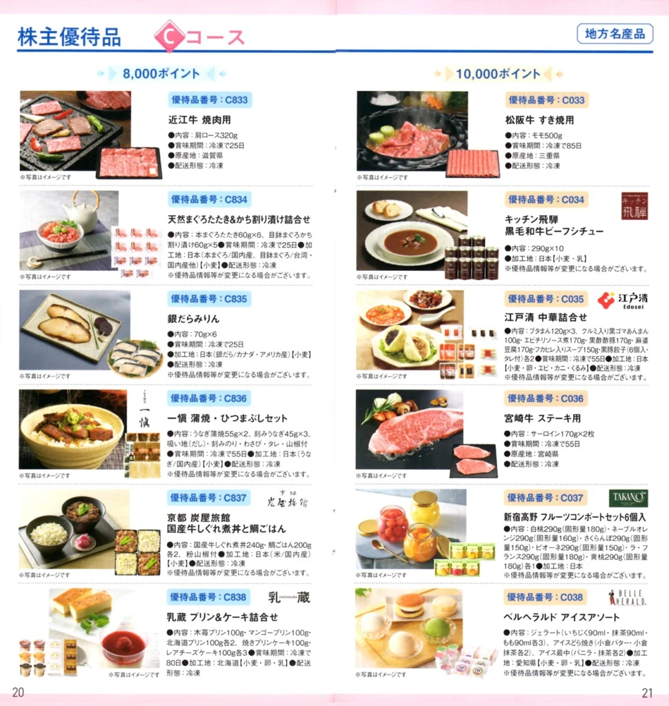 シード(7743)から株主優待の案内が到着｜100株(3年以上)でカタログのA