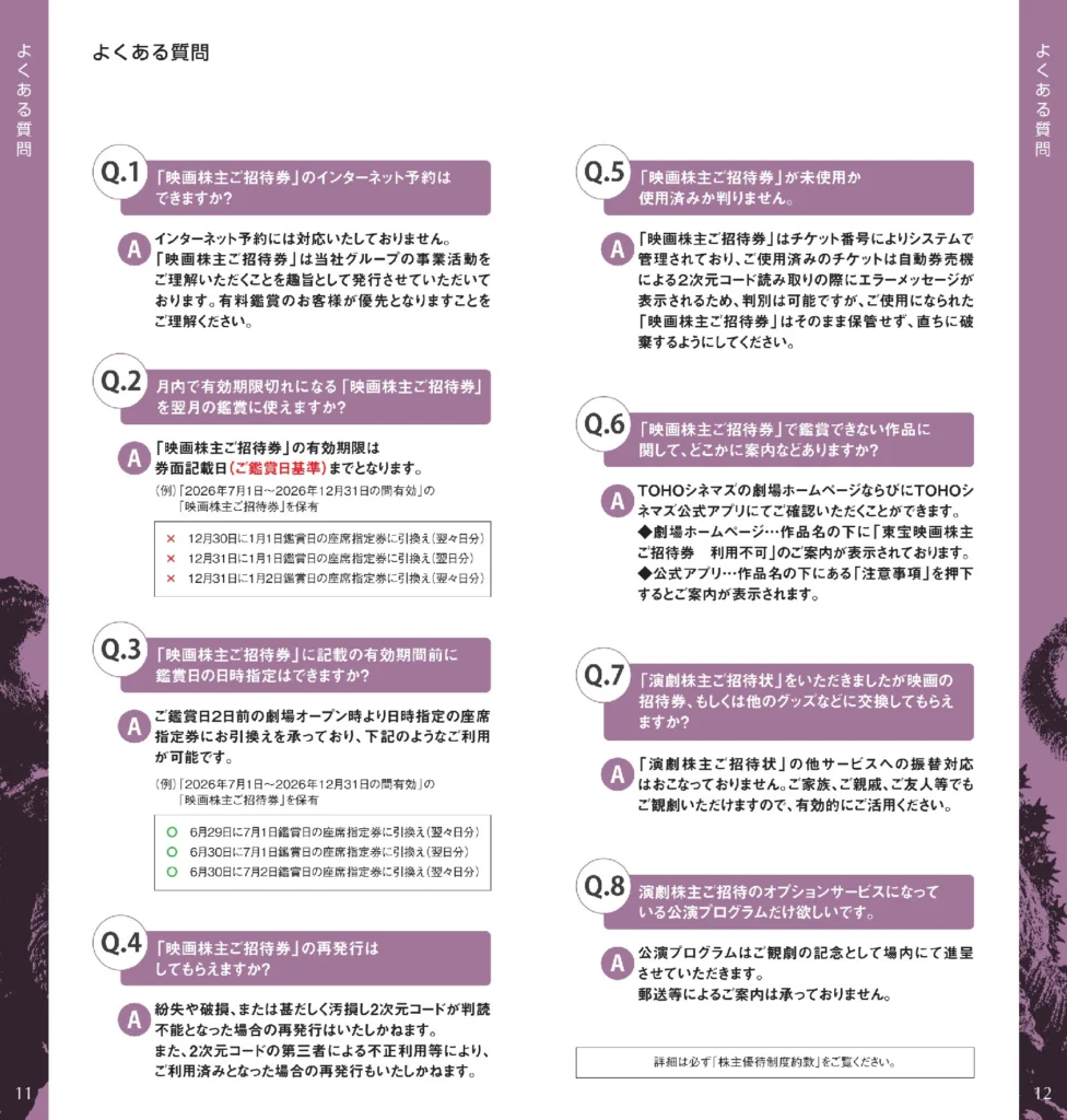 東宝(9602)から株主優待が到着｜100株で映画招待券1枚 | Yoshiの株主